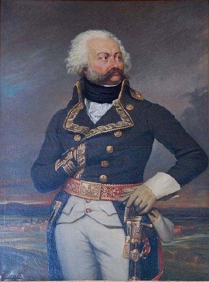 Joseph-Desire Court Adam-Philipe, comte de Custine, general-in-chief of the army of the Rhine in 1792 oil painting picture